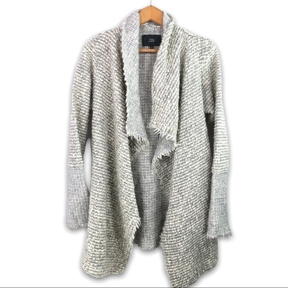 TYLI  Made in Italy - Textured Wool Blend Cardigan - M - Picture 1 of 8